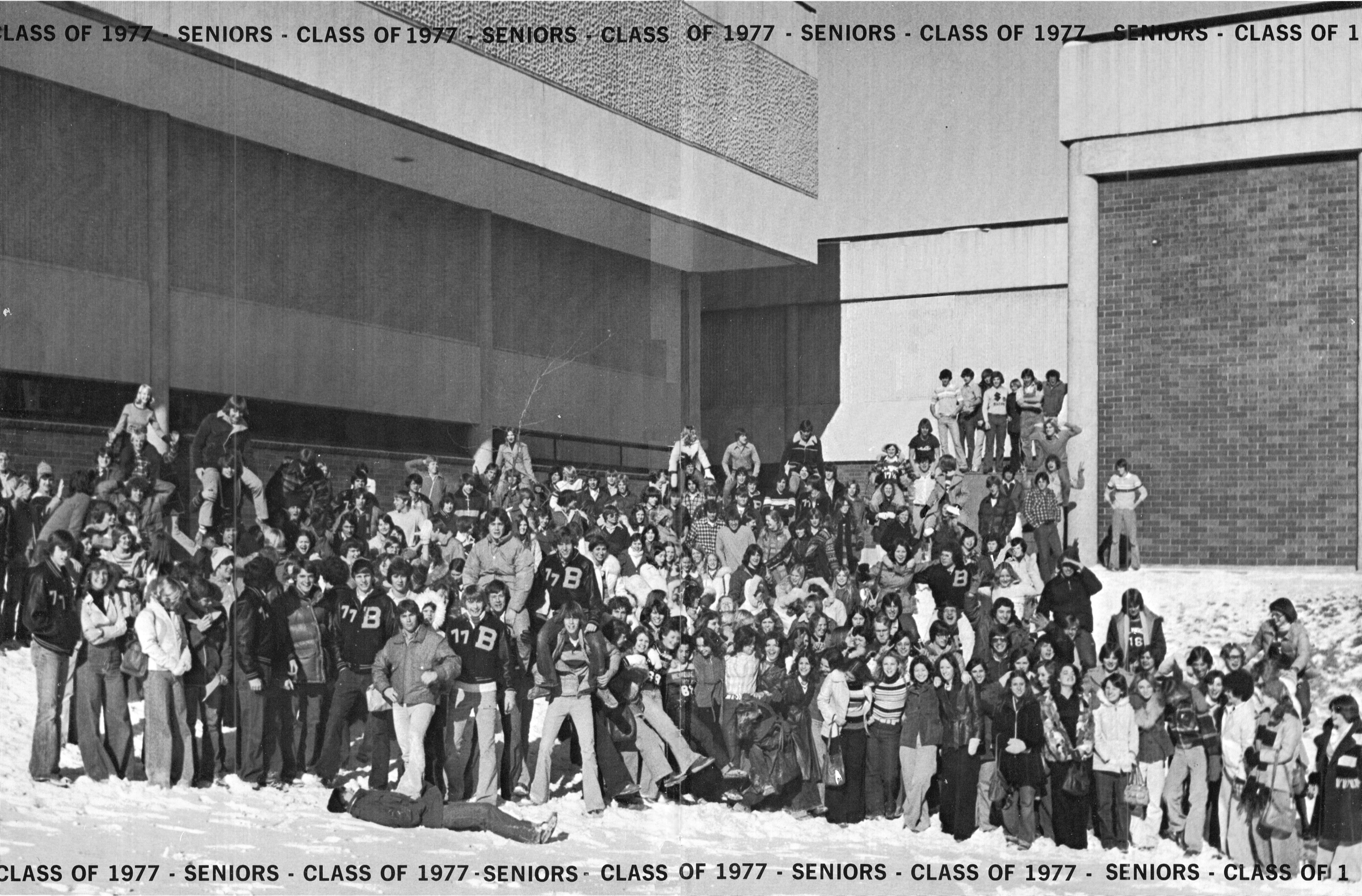 Bettendorf High School Class of 1977 senior class photo